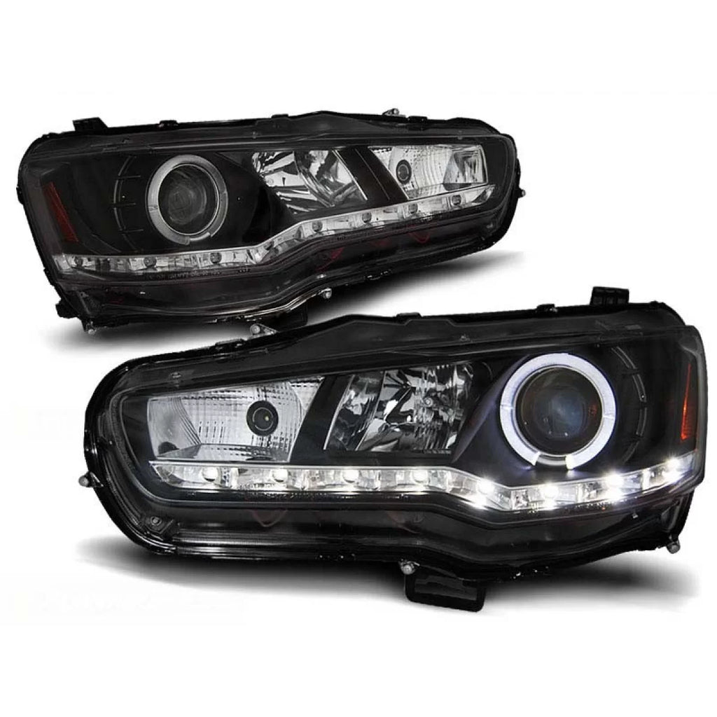 TUNING kit fari anteriori per MITSUBISHI LANCER 8 dal 2008, sinistro e destro