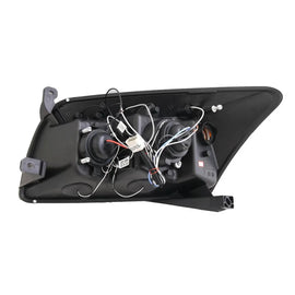 Set fari anteriori con Angel Eyes per Dodge Caliber 2006-2012 con cromato base, sinistro e destro tuning