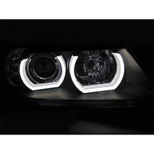 Set fari anteriori per BMW Serie 3 E90, E91 2005-2008 con nero base, sinistro e destro tuning
