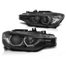 Set fari anteriori per BMW Serie 3 F30/F31 10.2011-05.2015 con nero base, sinistro e destro tuning