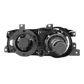 Set fari anteriori per BMW Serie 5 E34 1987-1995, Serie 7 E32 1986-1994 con nero base, sinistro e destro tuning
