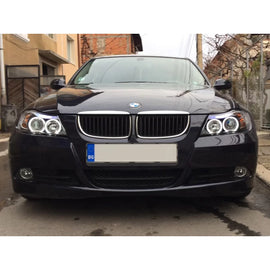 Set fari anteriori con CCFL Angel Eyes per BMW 3 E90/E91 03.2005-08.2008, sinistro e destro tuning
