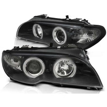 Set fari anteriori con CCFL Angel Eyes per BMW 3 E46 04.2003-2006 coupe/cabriolet, sinistro e destro tuning