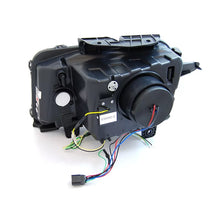 Carica l'immagine nel visualizzatore di Gallery, Set fari anteriori per Chevrolet Camaro 2009-2013 nero base con dinamico Indicatore di direzione, sinistro e destro