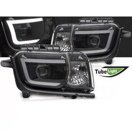 Set fari anteriori per Chevrolet Camaro 2009-2013 con nero base, sinistro e destro tuning