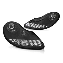 Set fari anteriori con DRL per Porsche Boxster 986, 911 Carrera 996 1996-2001 con nero base, sinistro e destro tuning