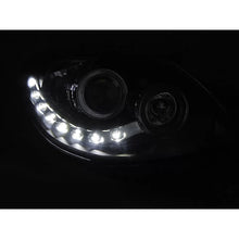 Set fari anteriori con DRL per Renault Twingo 2007-2011 con nero base, sinistro e destro tuning