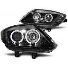 Carica l'immagine nel visualizzatore di Gallery, Set fari anteriori con lampade alogene Angel Eyes per BMW Z4 E85 E86 2002-2008, sinistro e destro tuning