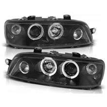 Carica l'immagine nel visualizzatore di Gallery, Set fari anteriori con lampade alogene Angel Eyes per Fiat PUNTO 2 10.1999-06.2003, sinistro e destro tuning