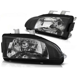 Set fari anteriori per HONDA CIVIC 09.1991-08.1995 2D/3D, sinistro e destro tuning
