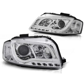 Set fari anteriori con LED luci per Audi A3 8P 05.2003-03.2008 3D/5D, sinistro e destro tuning