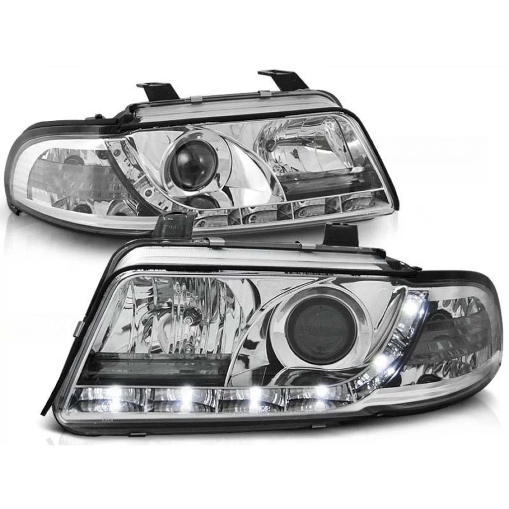 Set fari anteriori con LED luci per Audi A4 B5 01.1999-09.2000 berlina/wagon, sinistro e destro tuning