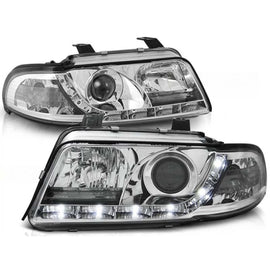 Set fari anteriori con LED luci per Audi A4 B5 01.1999-09.2000 berlina/wagon, sinistro e destro tuning
