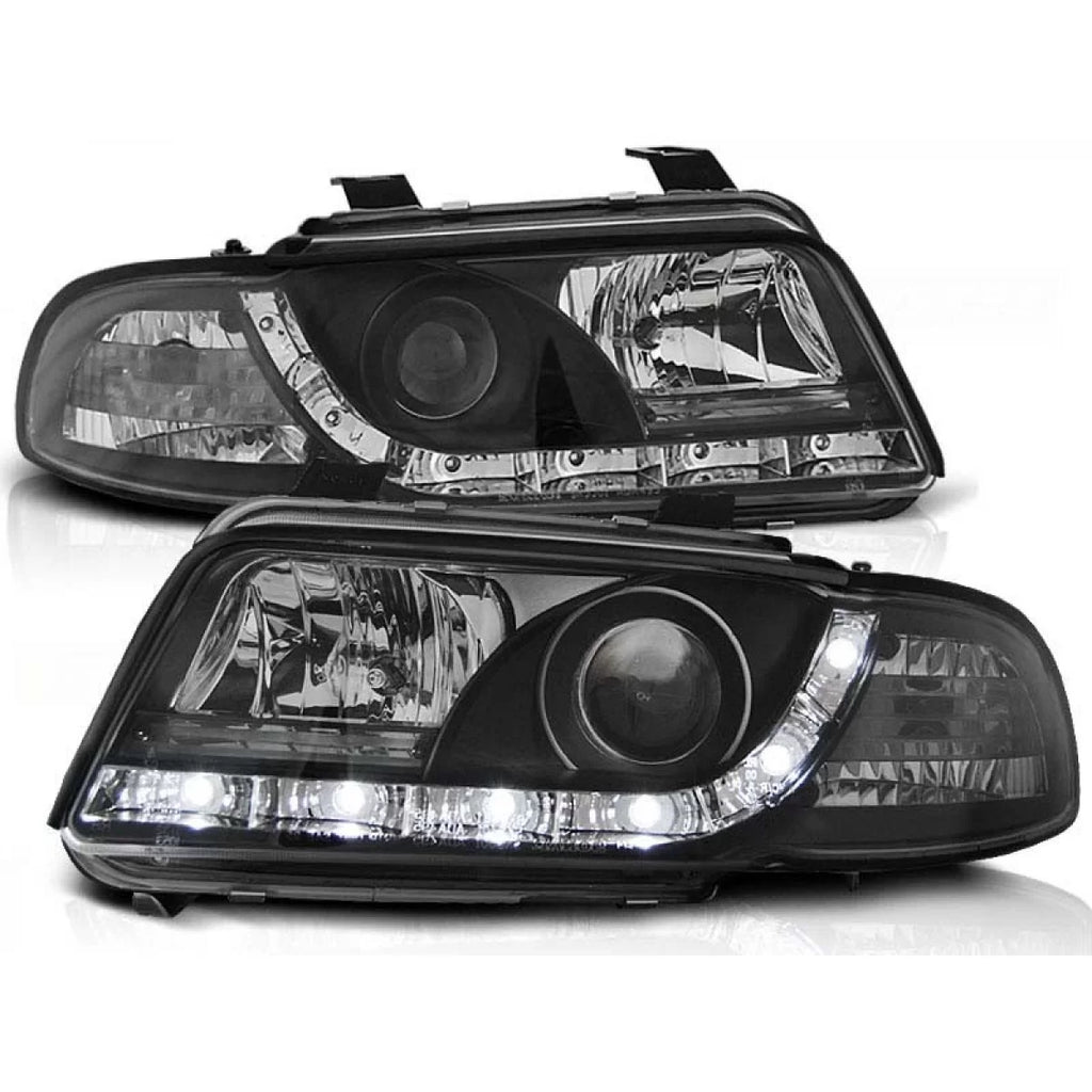 Set fari anteriori con LED luci per Audi A4 B5 11.1994-12.1998 berlina/wagon, sinistro e destro tuning