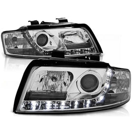 Set fari anteriori con LED luci per Audi A4 B6 10.2000-10.2004 berlina/wagon, sinistro e destro tuning