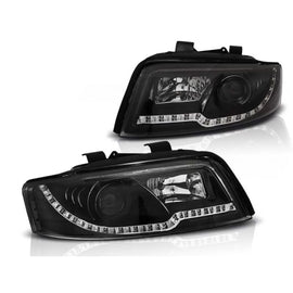 Set fari anteriori con LED luci per Audi A4 B6 10.2000-10.2004 berlina/wagon, sinistro e destro tuning