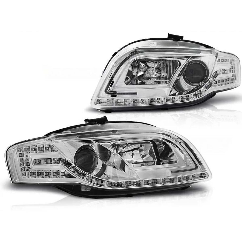 Set fari anteriori con LED luci per Audi A4 B7 11.2004-03.2008 berlina/wagon/cabriolet, sinistro e destro tuning