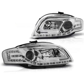 Set fari anteriori con LED luci per Audi A4 B7 11.2004-03.2008 berlina/wagon/cabriolet, sinistro e destro tuning