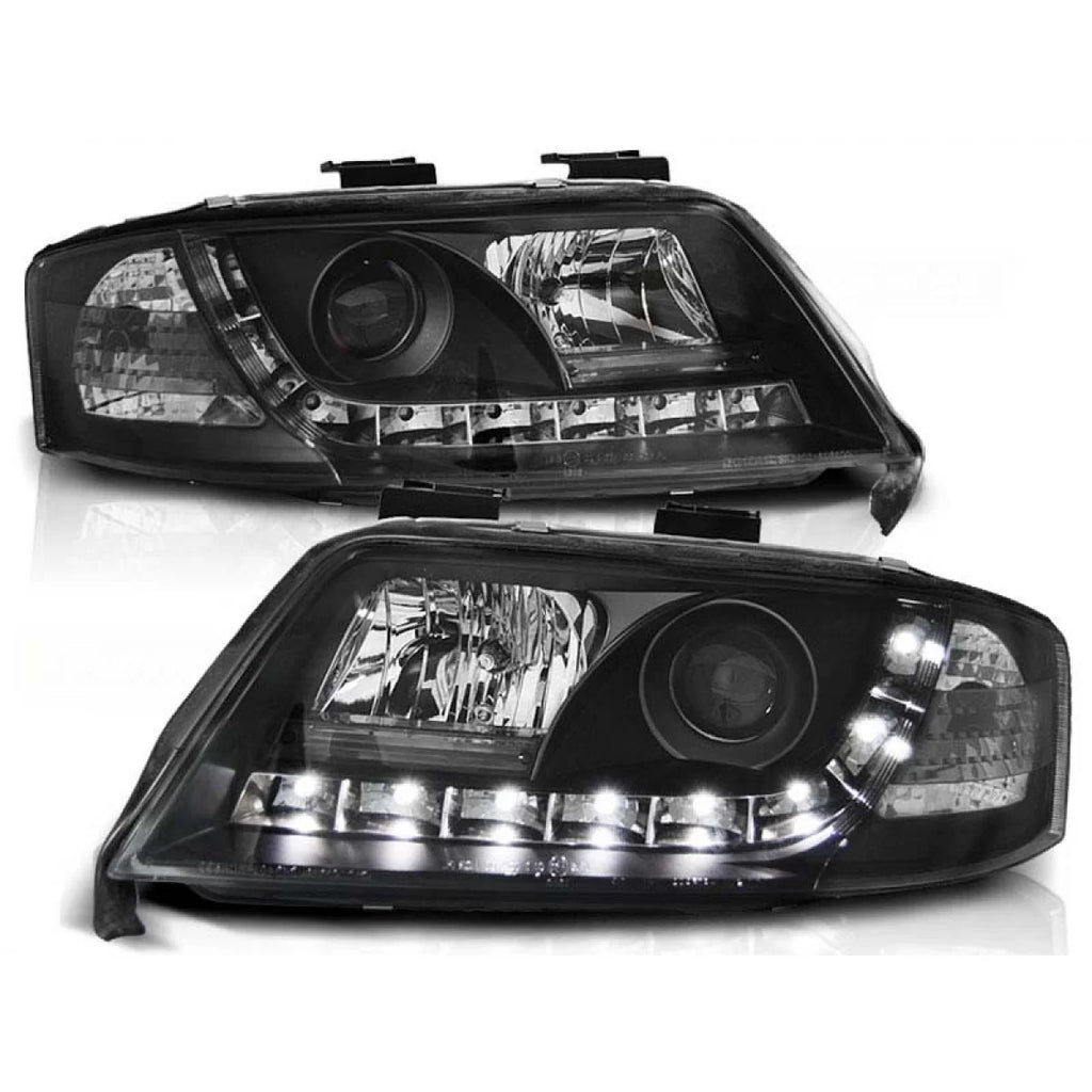 Set fari anteriori con LED luci per Audi A6 C5 05.1997-05.2001 berlina/wagon, sinistro e destro tuning