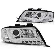 Carica l'immagine nel visualizzatore di Gallery, Set fari anteriori con LED luci per Audi A6 C5 05.1997-05.2001 berlina/wagon, sinistro e destro tuning