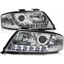 Carica l'immagine nel visualizzatore di Gallery, Set fari anteriori con LED luci per Audi A6 C5 06.2001-05.2004 berlina/wagon, sinistro e destro tuning