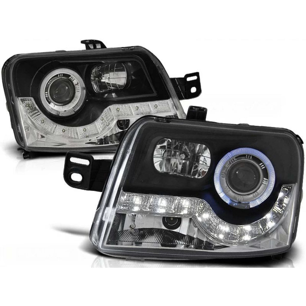 Set fari anteriori con LED luci per Fiat PANDA dal 2003, sinistro e destro tuning