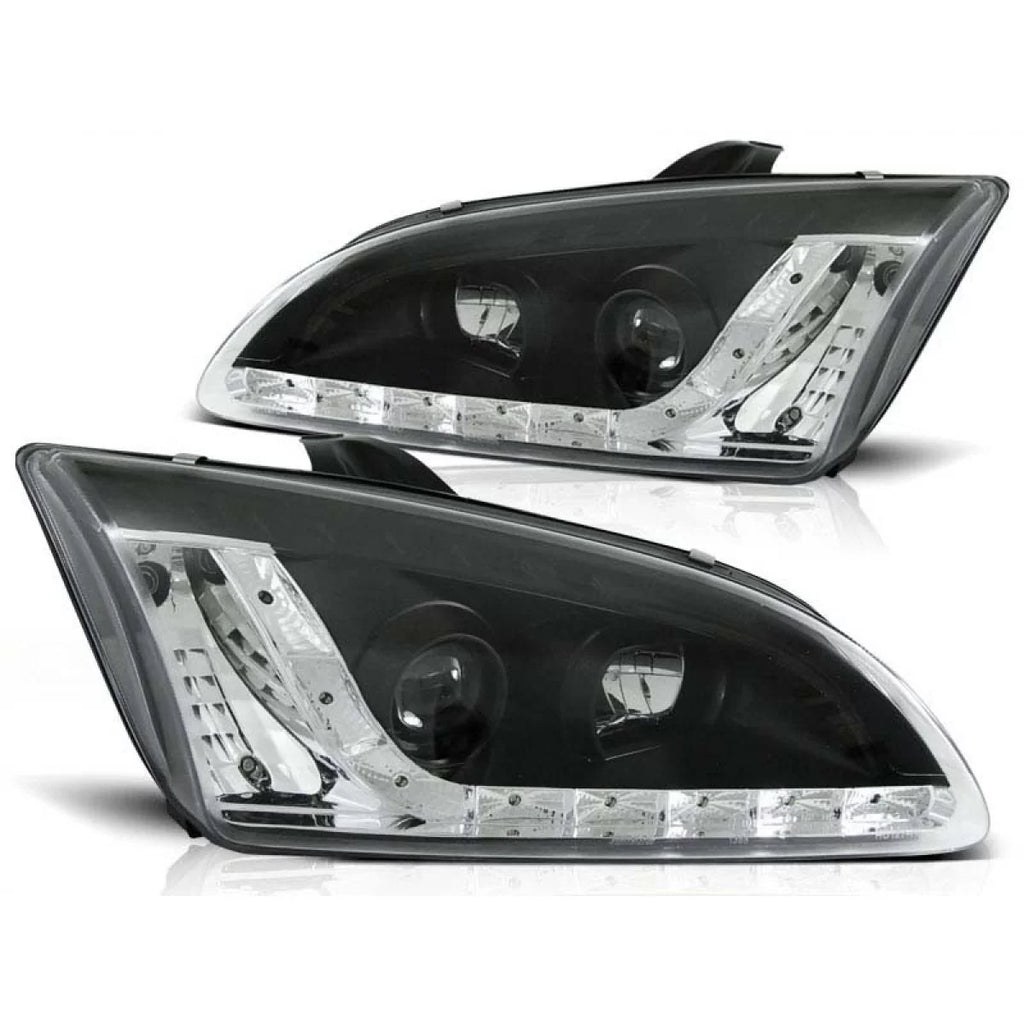 Set fari anteriori con LED luci per Ford FOCUS MK2 09.2004-01.2008, sinistro e destro tuning