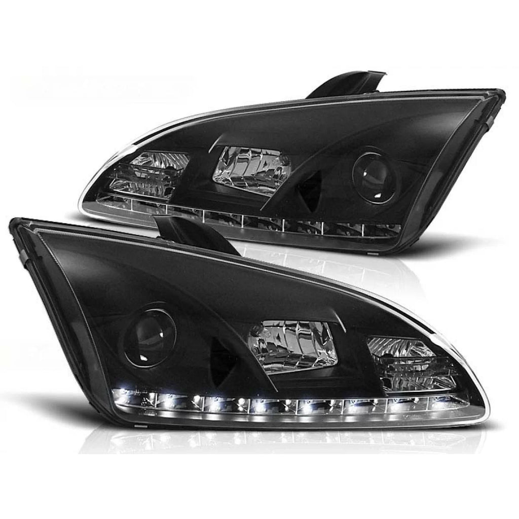 Set fari anteriori con LED luci per Ford FOCUS MK2 09.2004-01.2008, sinistro e destro tuning