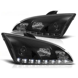Set fari anteriori con LED luci per Ford FOCUS MK2 09.2004-01.2008, sinistro e destro tuning