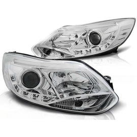 Set fari anteriori con LED luci per Ford FOCUS MK3 2011-10.2014, sinistro e destro tuning