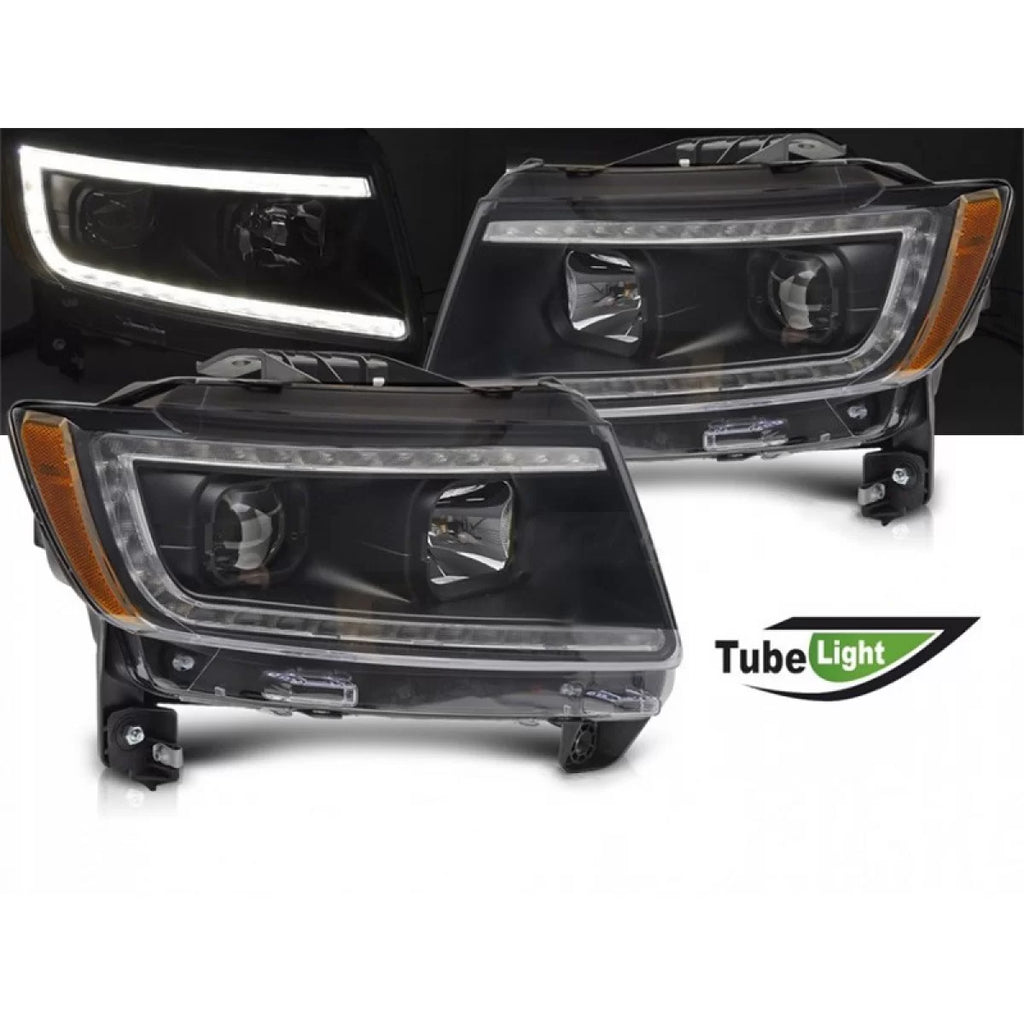 Set fari anteriori con LED luci per Jeep Grand Cherokee 2011-2013, sinistro e destro tuning