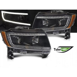 Set fari anteriori con LED luci per Jeep Grand Cherokee 2011-2013, sinistro e destro tuning