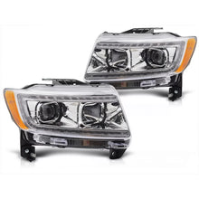 Carica l'immagine nel visualizzatore di Gallery, Set fari anteriori con LED luci per Jeep Grand Cherokee 2011-2013, sinistro e destro tuning