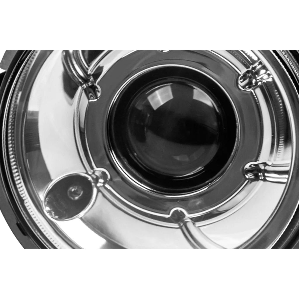 Set fari anteriori per Mercedes Classe G W463 1989-2006 con cromato base, sinistro e destro tuning