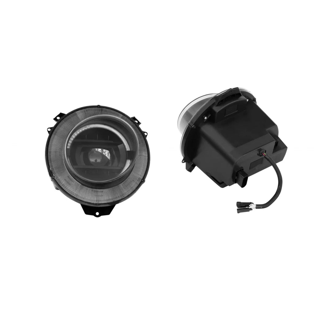 Set fari anteriori per Mercedes Classe G W463 con W464 design 1989-2018 con nero base, sinistro e destro tuning