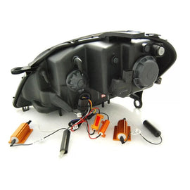 Set fari anteriori per Mercedes ML W164 2005-2008 con nero base, sinistro e destro tuning