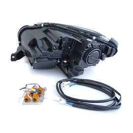 Set fari anteriori per Mercedes ML W166 2011-2015 con nero base, sinistro e destro tuning