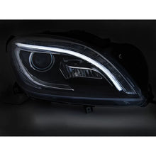 Set fari anteriori per Mercedes ML W166 2011-2015 con nero base, sinistro e destro tuning
