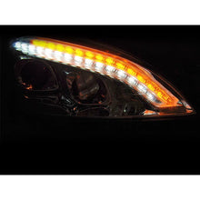 Set fari anteriori per Mercedes Classe S W221 2005-2009 con nero base, sinistro e destro tuning