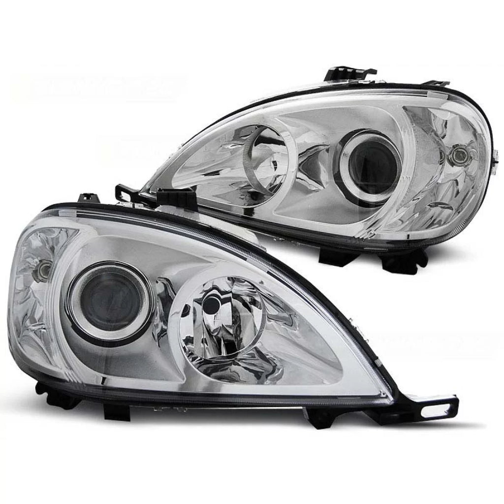Set fari anteriori per MERCEDES W163 ML Classe 03.1998-08.2001, sinistro e destro tuning