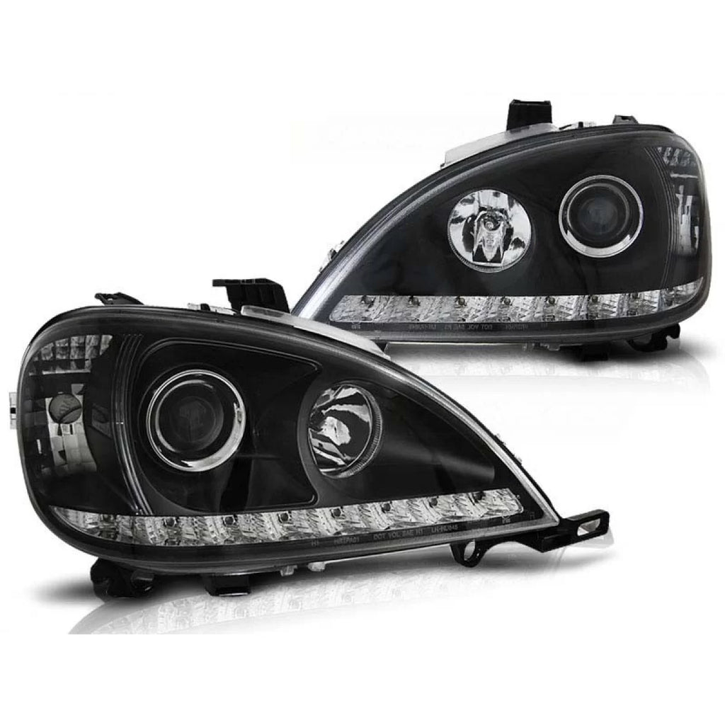 Set fari anteriori per MERCEDES W163 ML Classe 03.1998-08.2001, sinistro e destro tuning