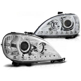 Set fari anteriori per MERCEDES W163 ML Classe M 09.2001-2005, sinistro e destro tuning