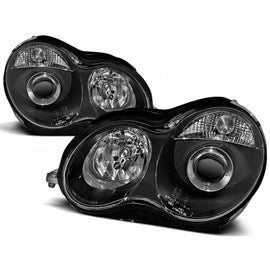 Set fari anteriori per MERCEDES W203 Classe C 07.2000-03.2004, sinistro e destro tuning