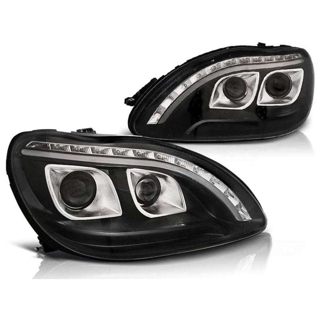 Set fari anteriori per MERCEDES W220 Classe S 09.1998-05.2005, sinistro e destro tuning
