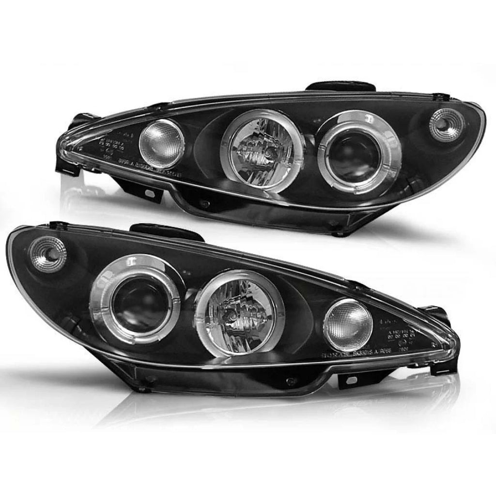 Set fari anteriori per PEUGEOT 206 10.1998-2002, sinistro e destro tuning