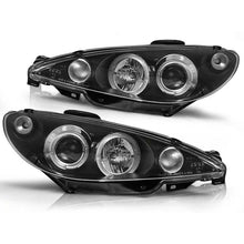 Carica l'immagine nel visualizzatore di Gallery, Set fari anteriori per PEUGEOT 206 10.1998-2002, sinistro e destro tuning