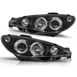 Set fari anteriori per PEUGEOT 206 10.1998-2002, sinistro e destro tuning