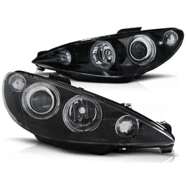 Set fari anteriori per PEUGEOT 206 dal 2002, sinistro e destro tuning