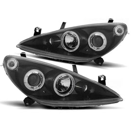 Set fari anteriori per PEUGEOT 307 04.2001-06.2005, sinistro e destro tuning