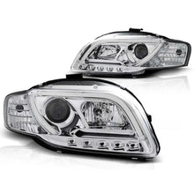 Carica l'immagine nel visualizzatore di Gallery, Set fari anteriori con autentico DRL luci per Audi A4 B7 11.2004-03.2008 berlina/wagon/cabriolet, sinistro e destro